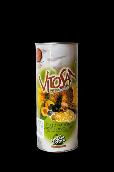 Масло Vitosan Goccia D'oro из семян зерновых и фруктов - 1л. (ИТАЛИЯ) - ОРИГИНАЛ 8003250000686 фото