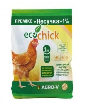 Премикс ECOchick Несушка 1% - для кур несушек - ТМ АГРО-В - Оригинал, 0.5 кг 5010 фото