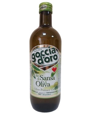 Оливковое Масло Olio di Sansa di Oliva Goccia Doro - масло санса - 1 л (Италия) - Оригинал 8003250000129Н фото